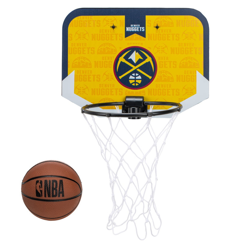 Franklin Sports NBA Mini Over-The-Door Basketball Hoop - Denver Nuggets