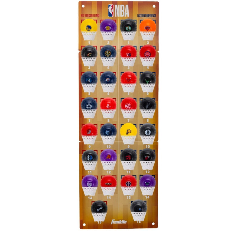 Franklin Sports NBA Standing Tracker with Mini Team Basketballs