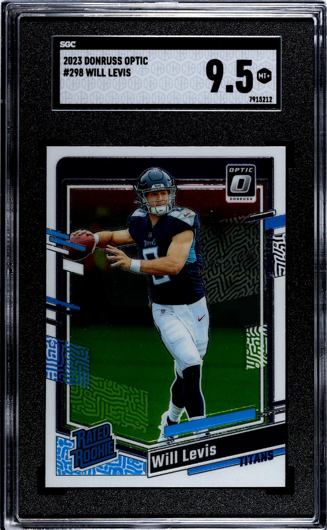 2023 Panini Donruss Optic #298 Will Levis  Rookie  SGC 9.5