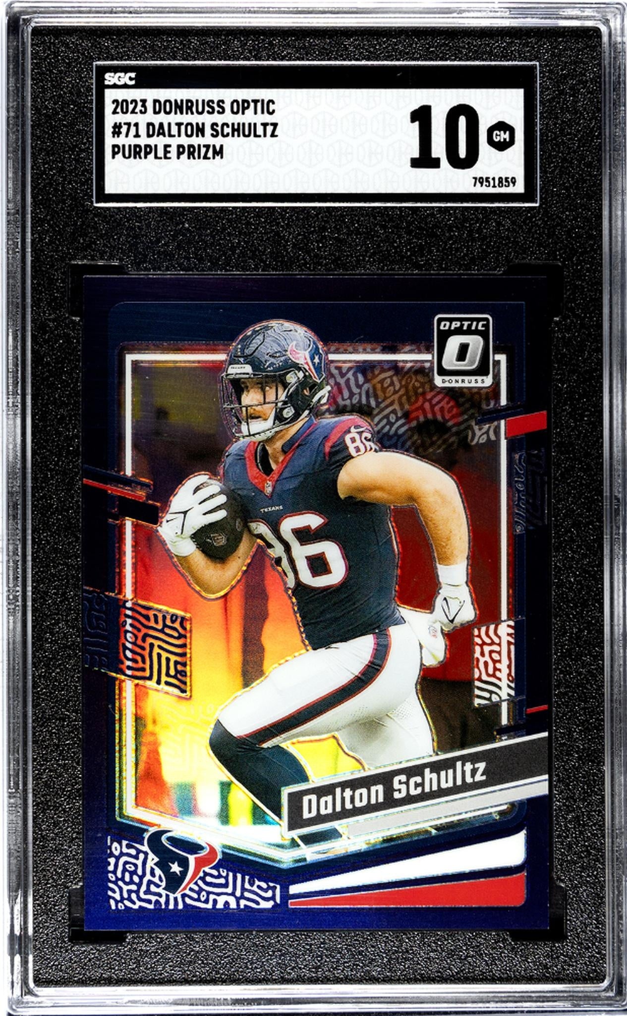 2023 Donruss Optic #71 Dalton Schultz /50 SGC 10