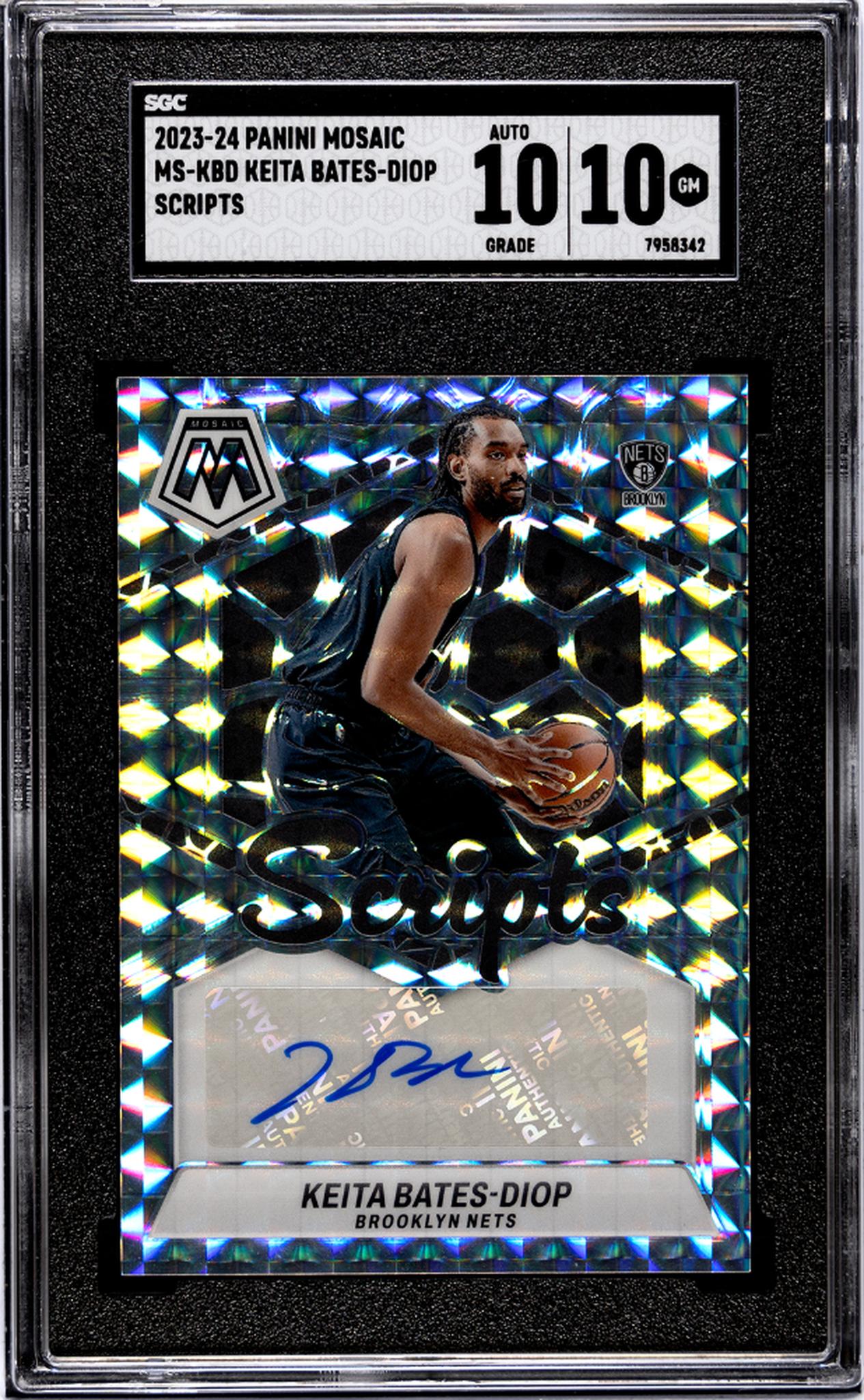 2023 Mosaic #MS-KBD Keita Bates-Diop Scripts SGC 10