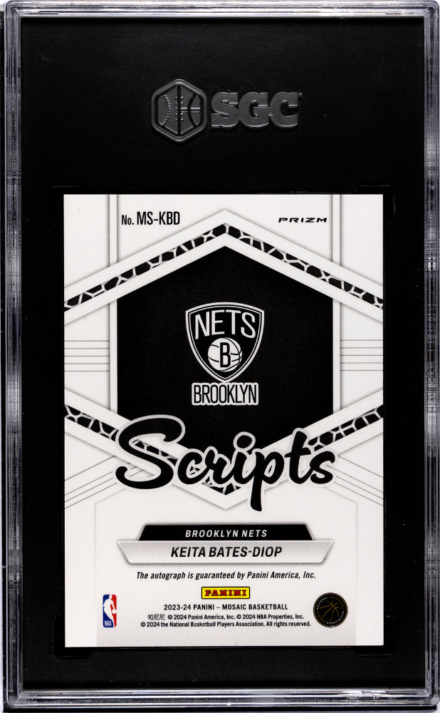 2023 Mosaic #MS-KBD Keita Bates-Diop Scripts SGC 10