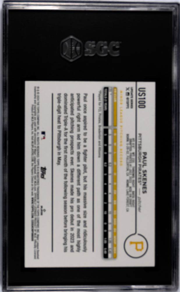 2024 Topps Update #US100 Paul Skenes SGC 9.5