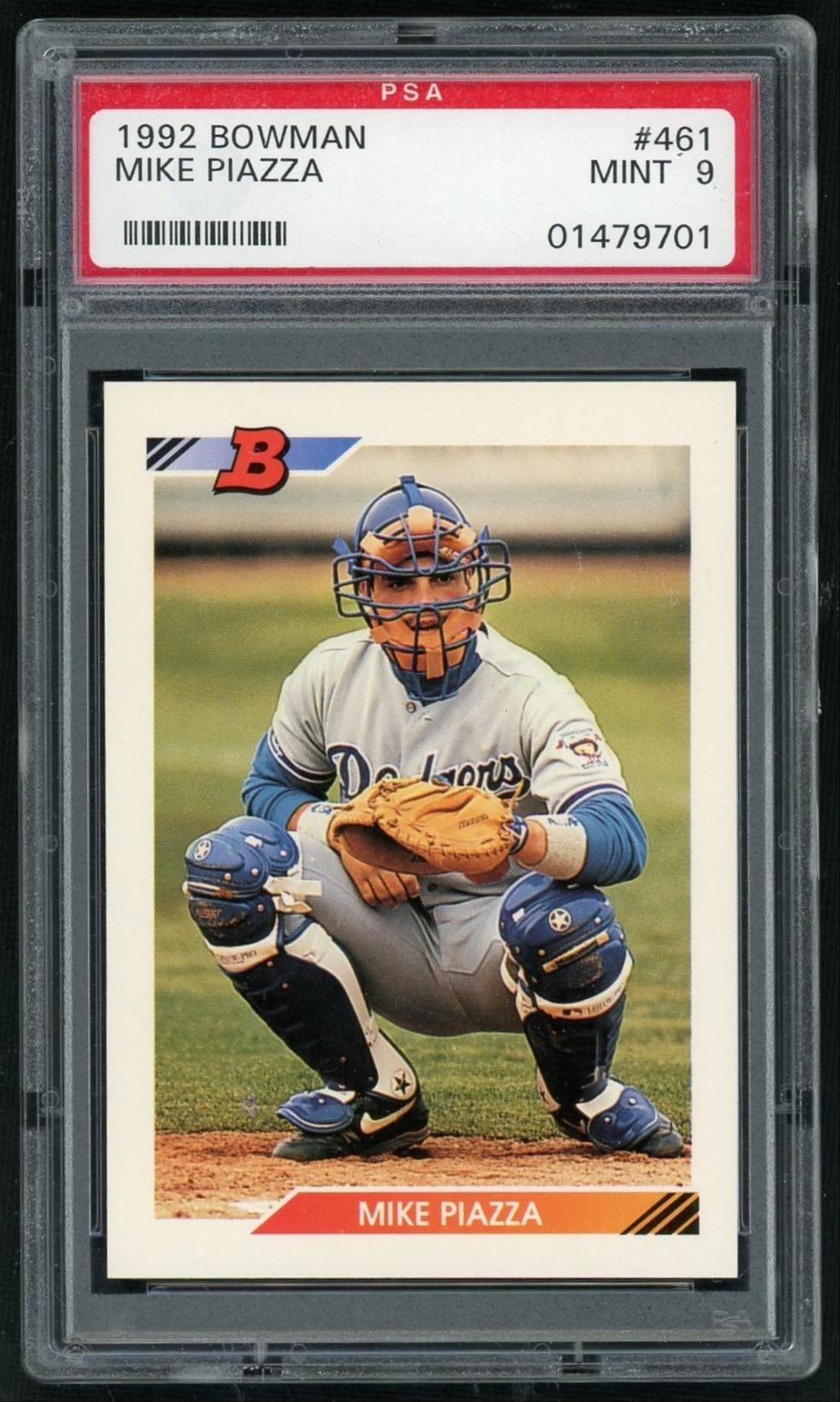1992 Bowman Mike Piazza #461 PSA 9