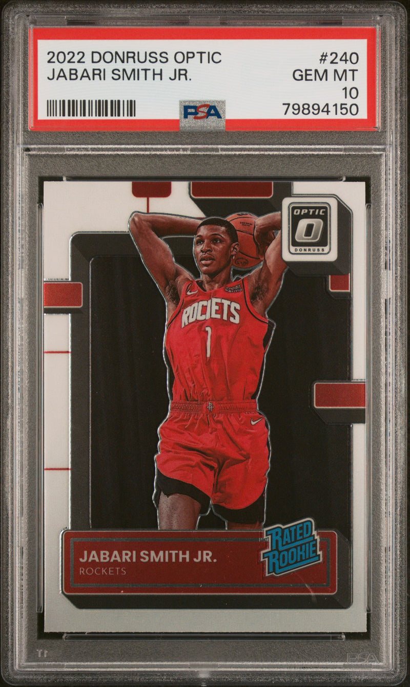 2022 Donruss Optic Jabari Smith Jr. #240 PSA 10