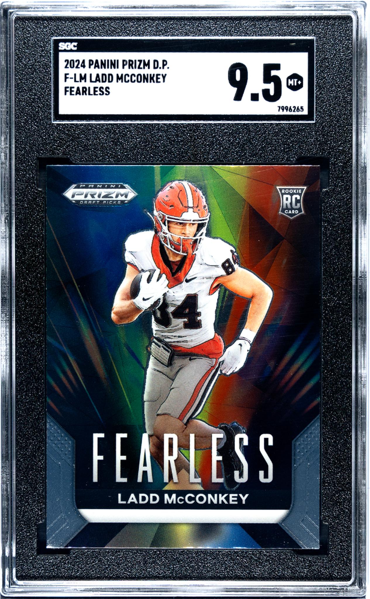 2024 Panini Prizm Draft Picks #F-LM Ladd Mcconkey Fearless SGC 9.5