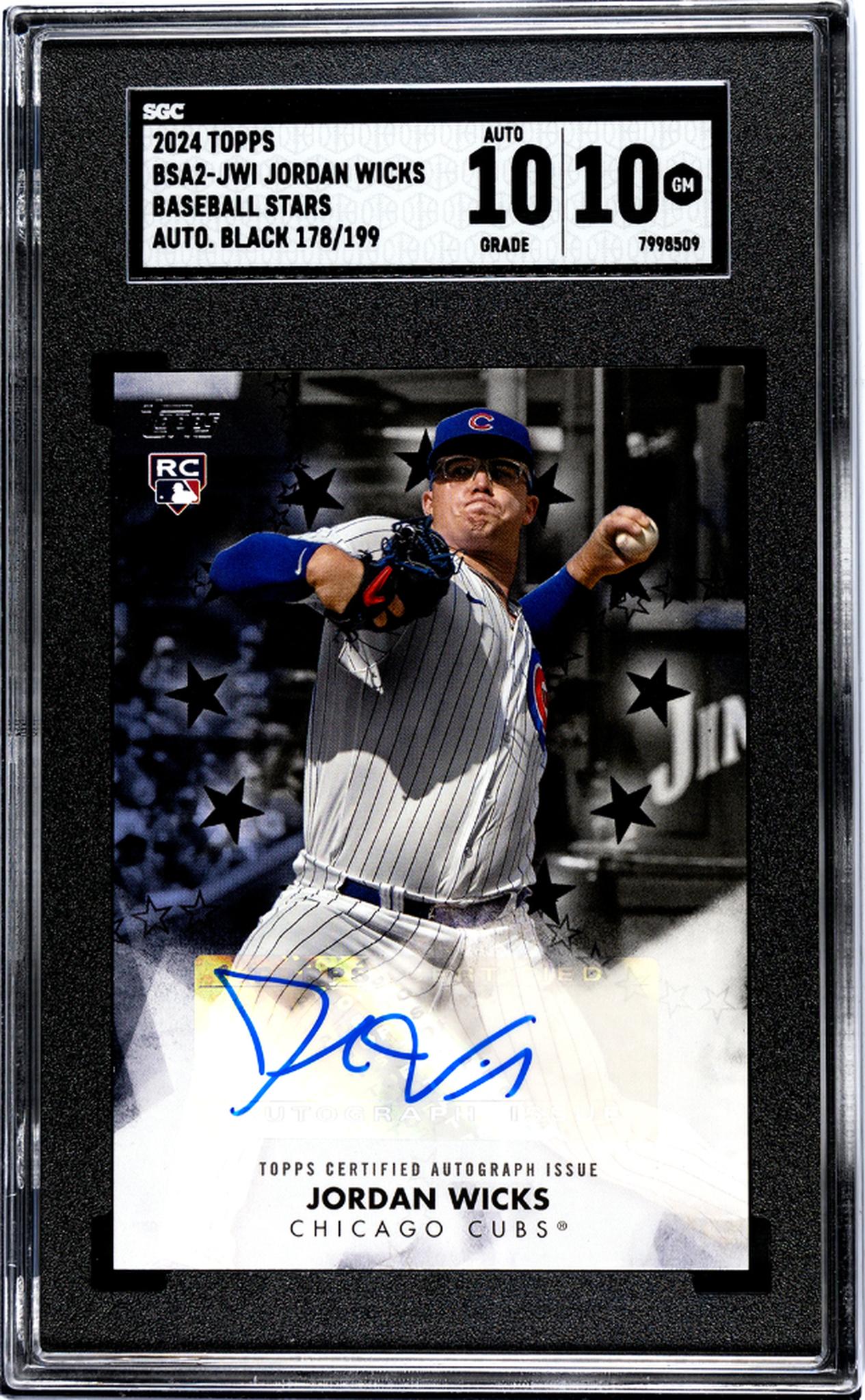 2024 Topps #BSA2-JWI Jordan Wicks Baseball Stars /199 SGC 10