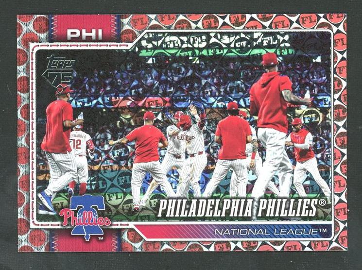 2023 Topps Series 1 295 Philadelphia Phillies 5/5 Philadelphia Phillies