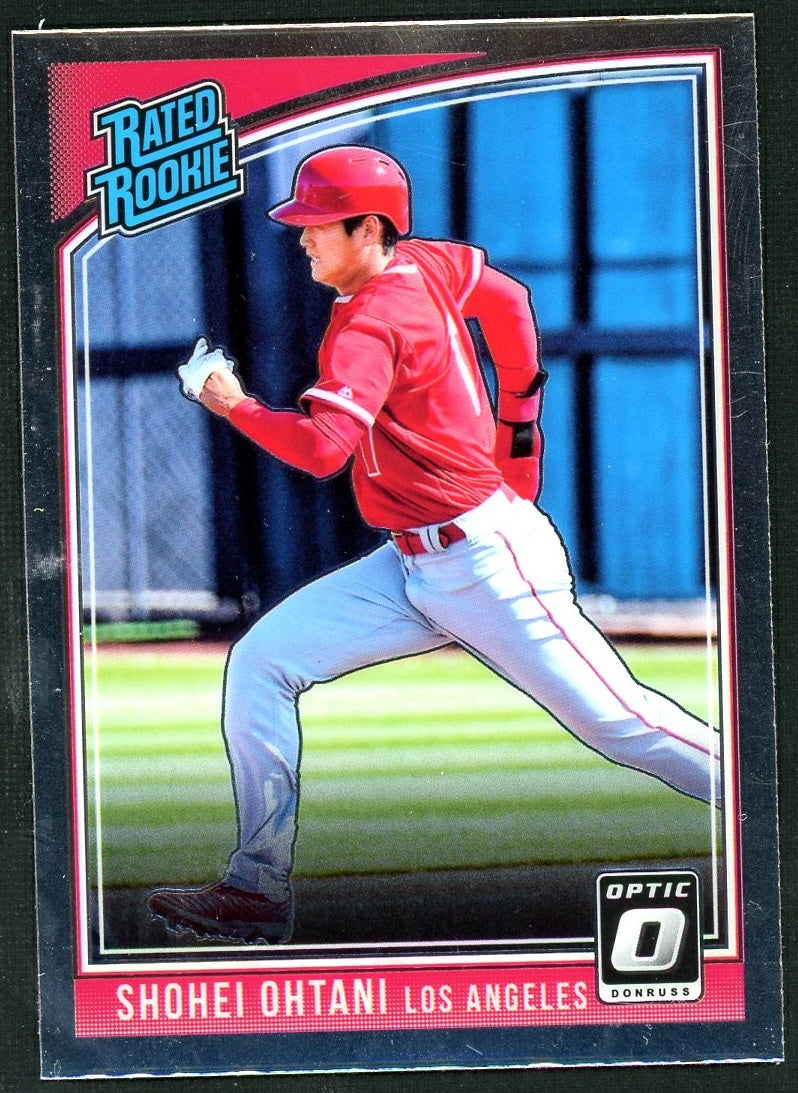 2018 Panini Donruss 56 Shohei Ohtani Rated Rookie Los Angeles