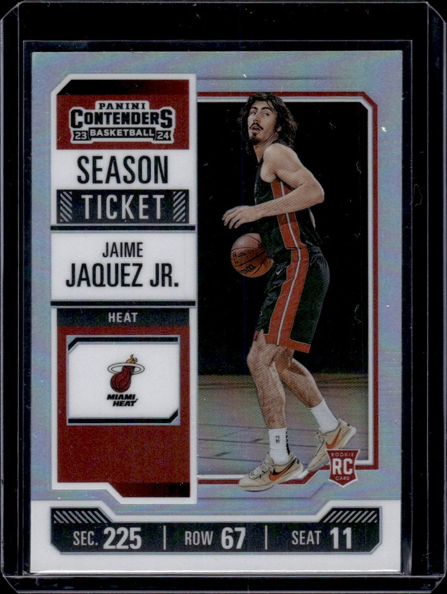 2023 Panini Contenders #84 Jaime Jaquez Jr. Prizm Rookie Miami Heat