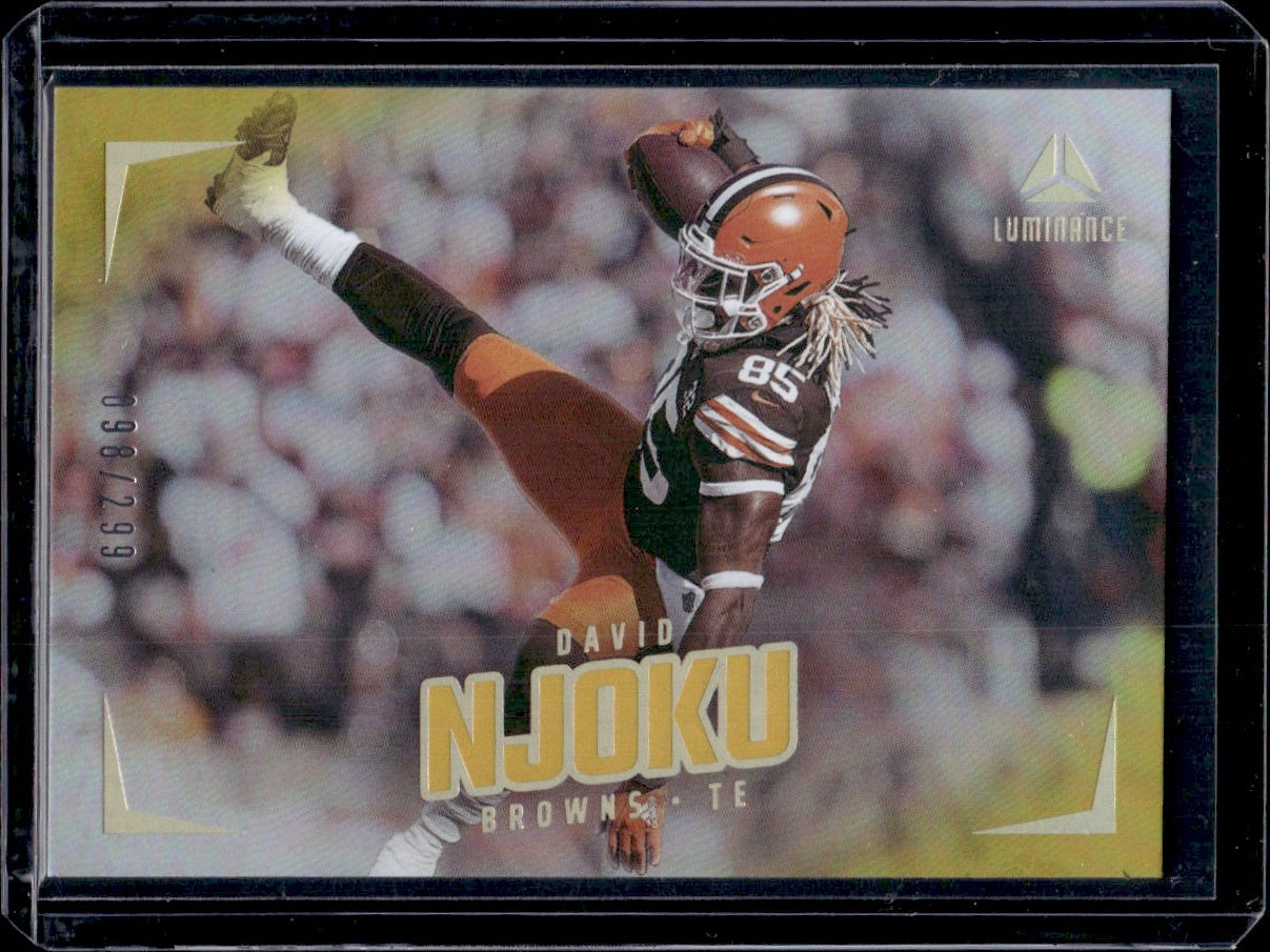 2024 Panini Luminance #91 David Njoku /299 Cleveland Browns