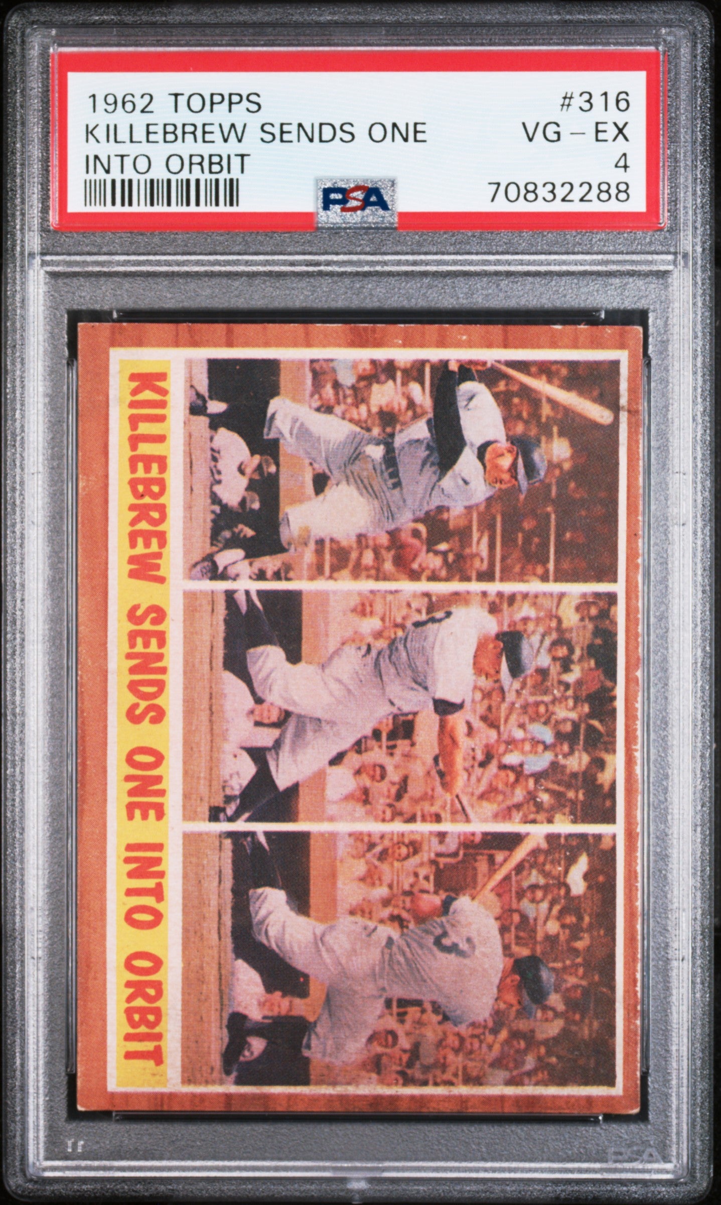 1962 Topps Harmon Killebrew #316 PSA 4