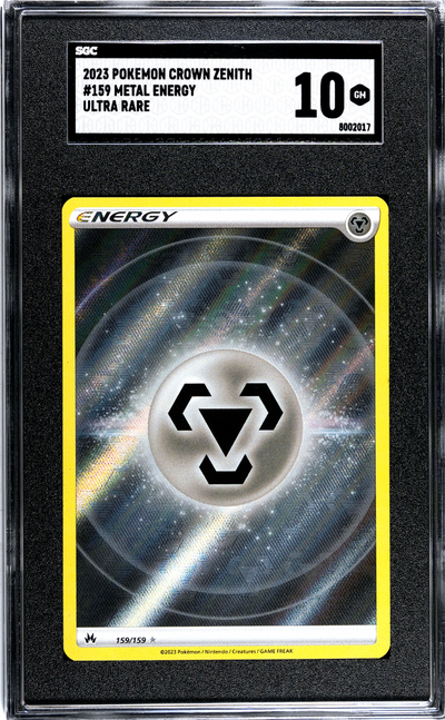 Pokémon Crown Zenith Metal Energy #159 Ultra Rare SGC 10