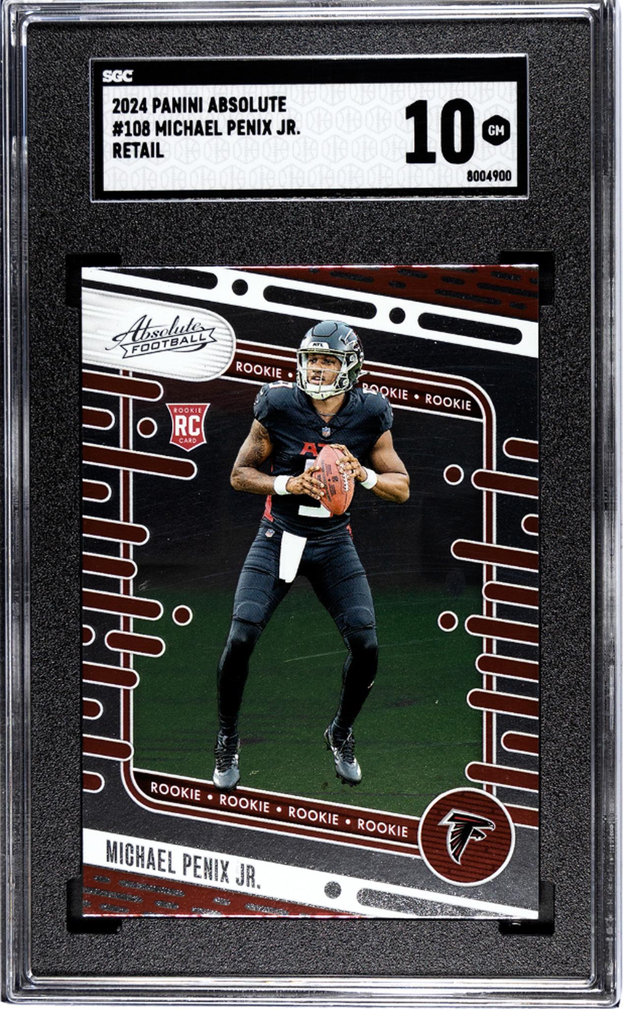 2024 Panini Absolute Michael Penix Jr. #108 RC SGC 10