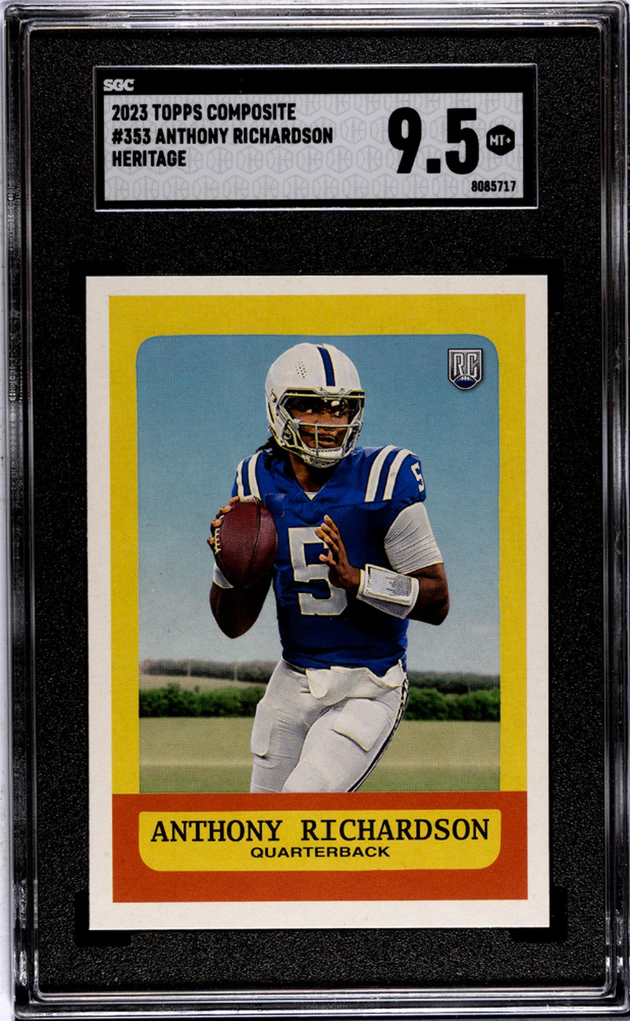 2023 Topps Composite #353 Anthony Richardson Rookie SGC 9.5