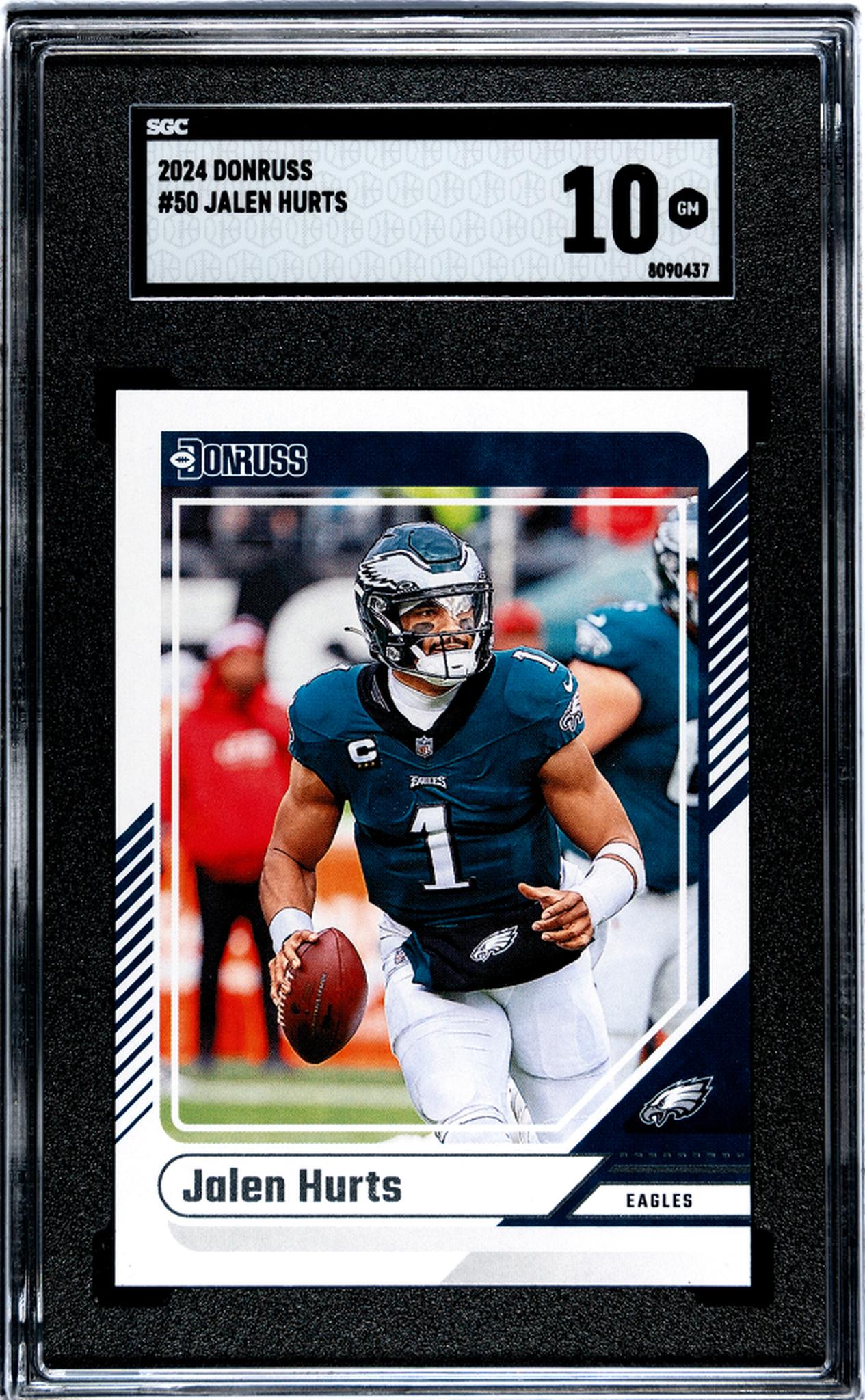 2024 Donruss #50 Jalen Hurts SGC 10