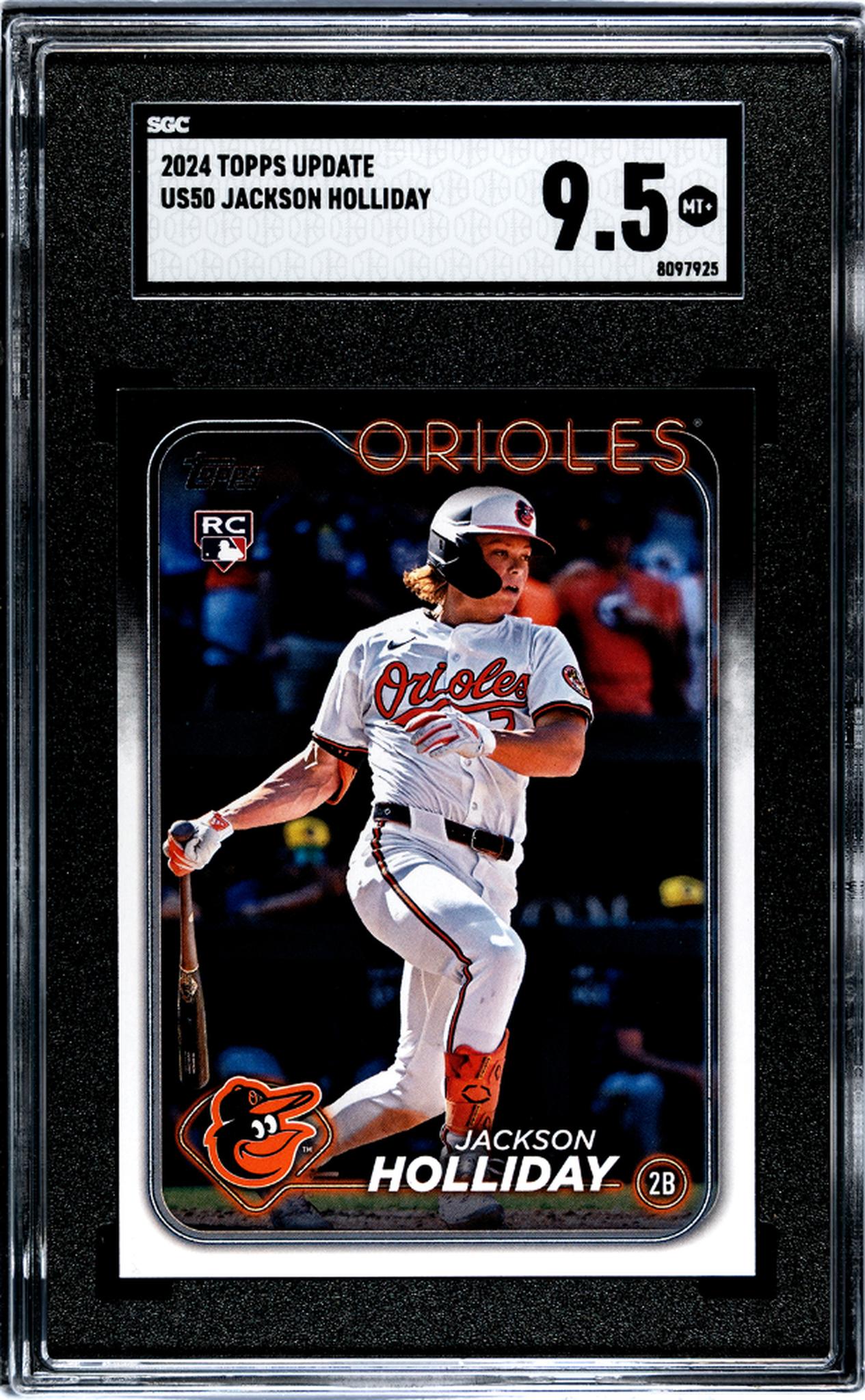 2024 Topps Update Jackson Holliday #US50 RC SGC 9.5