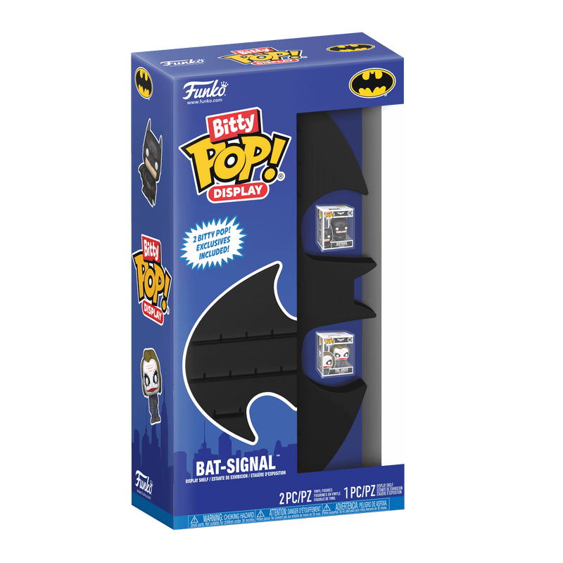 Funko Bitty Pop! Display: Batman - Bat-Signal with 2 Figures