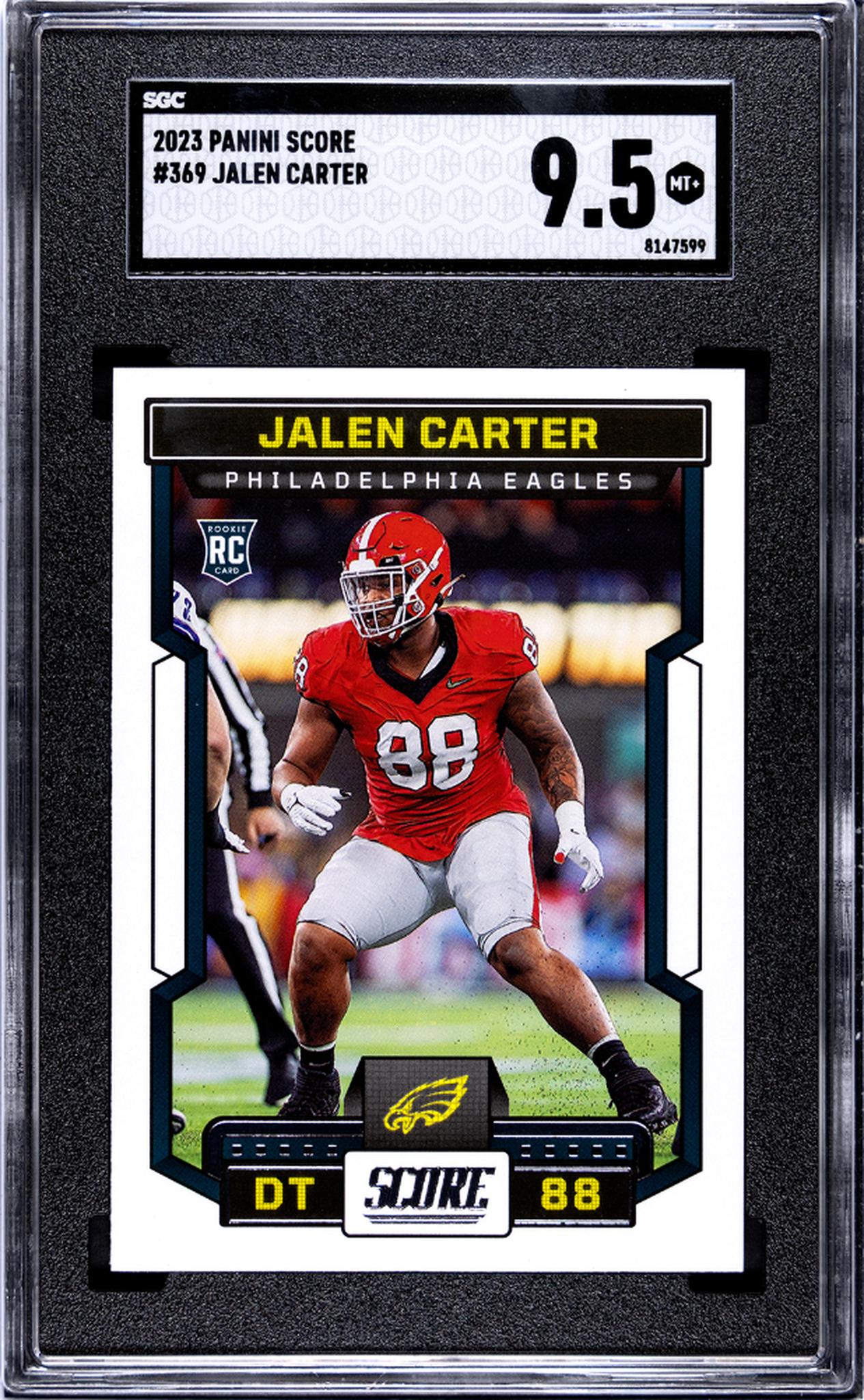 2023 Panini Score #369 Jalen Carter SGC 9.5