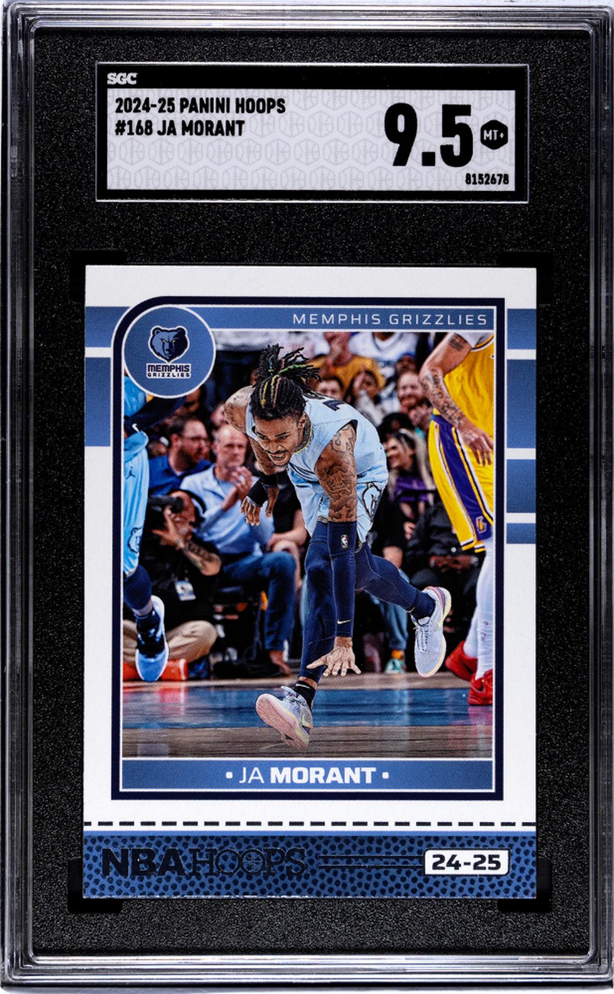 2024-25 Panini Hoops #168 Ja Morant SGC 9.5