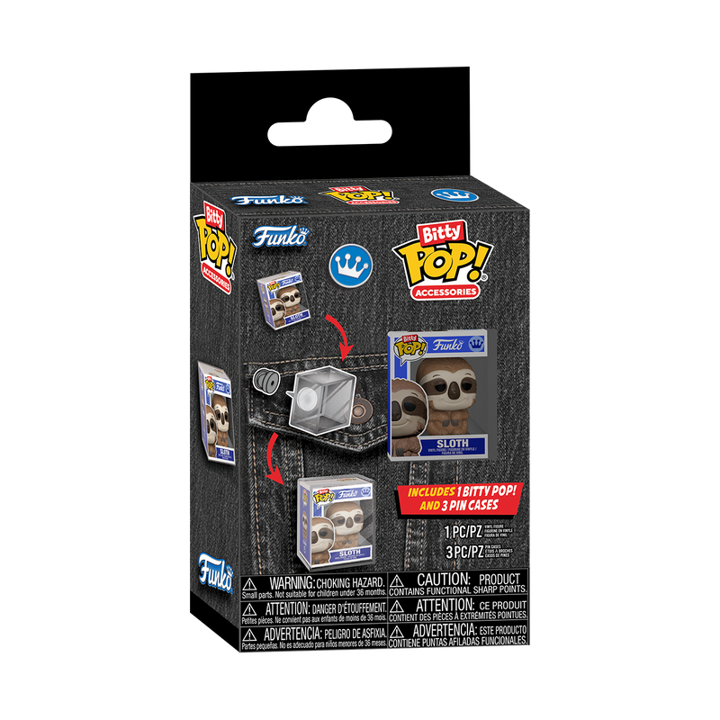 Funko Bitty Pop! Accessories: Pin Cases 4-Pack