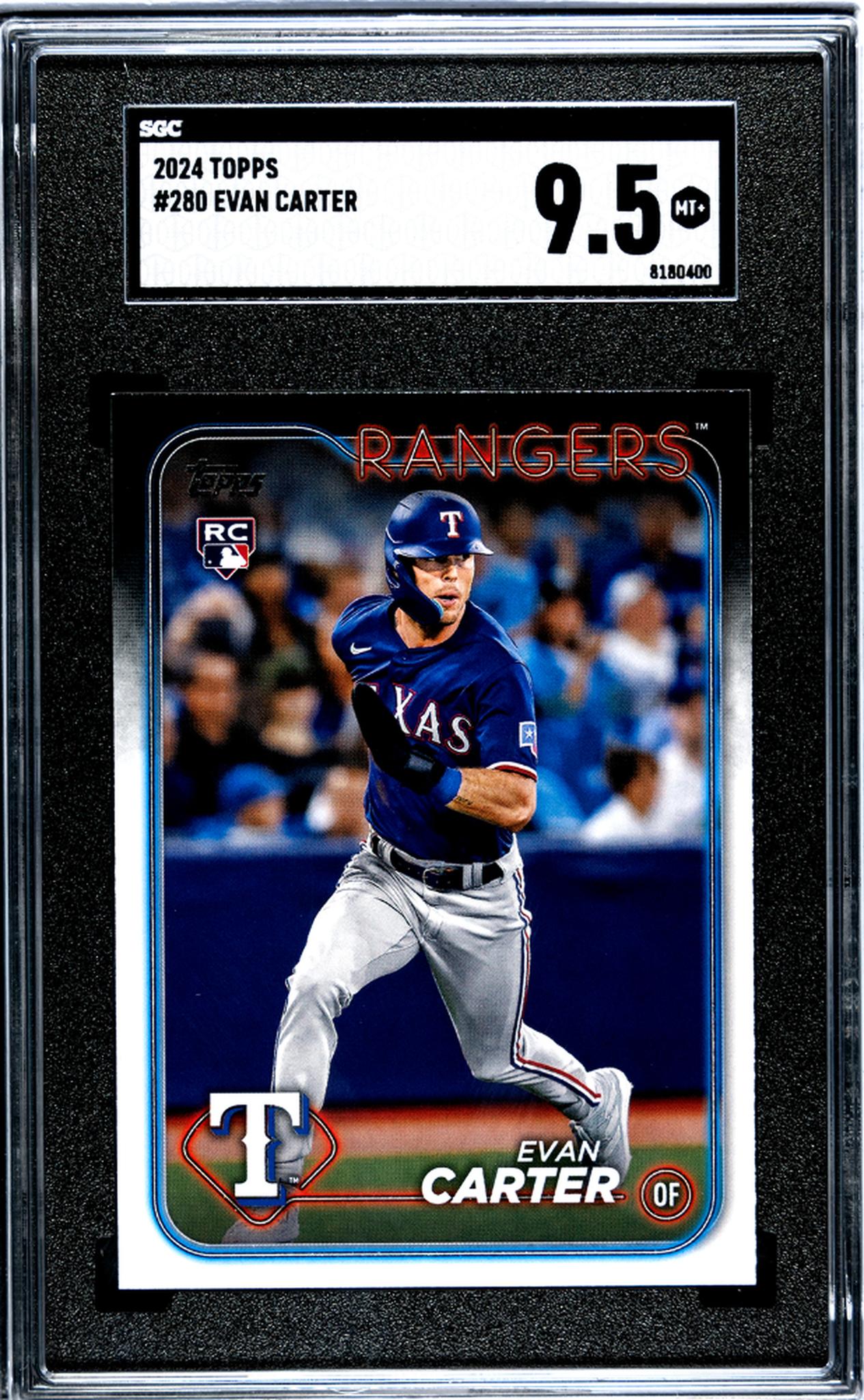 2024 Topps Evan Carter #280 RC SGC 9.5