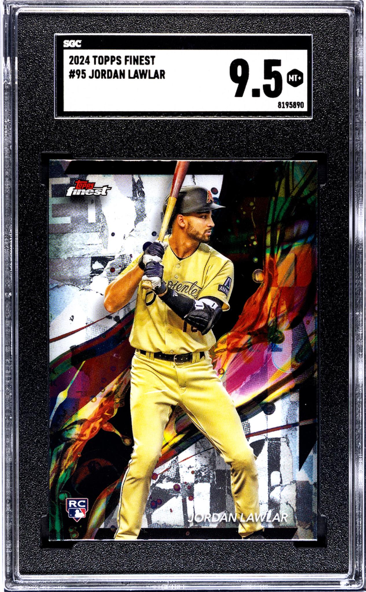 2024 Topps Finest #95 Jordan Lawlar SGC 9.5