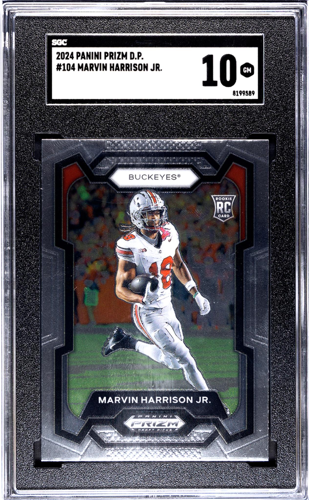 2024 Prizm #104 Marvin Harrison Jr. SGC 10