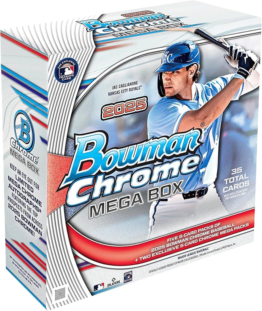 2025 Bowman Chrome Baseball Mega Box