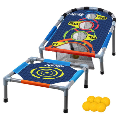 Nerf Bounce N Score Target Toss Game Set - 6 Foam Balls