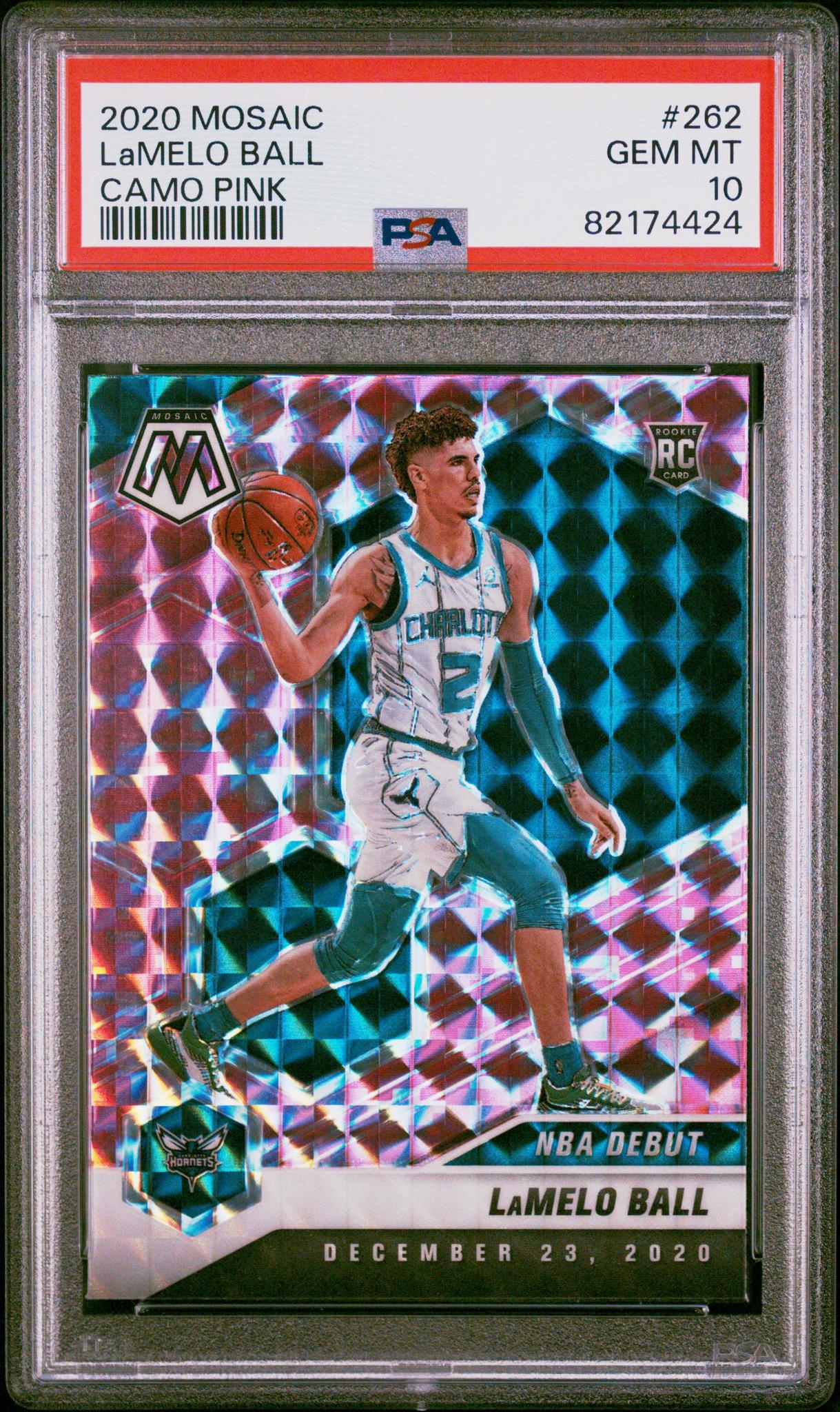 2020 Mosaic #262 LaMelo Ball PSA 10