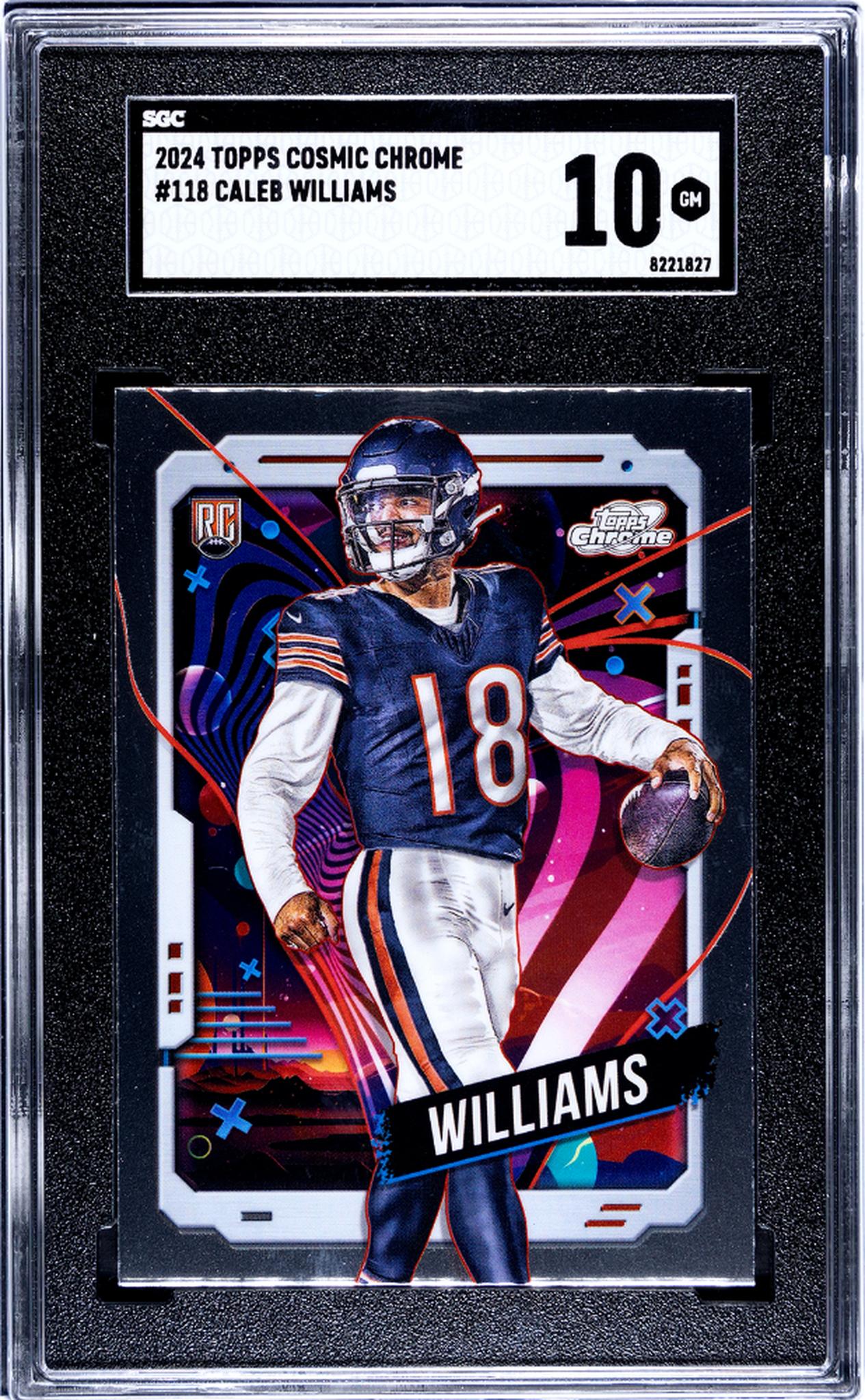 2024 Topps Cosmic Chrome #118 Caleb Williams SGC 10