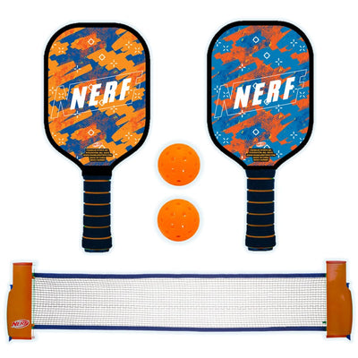 Franklin Sports Nerf Tabletop Pickleball Set - Portable 2-Player Game