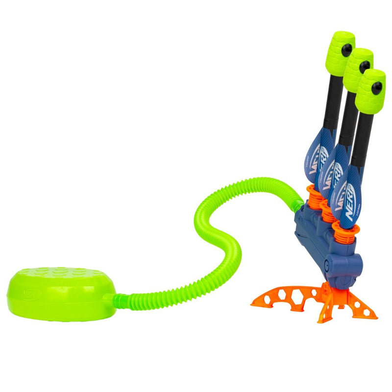 Franklin Sports Nerf Rip Rocket Triple Play Stomp Launcher