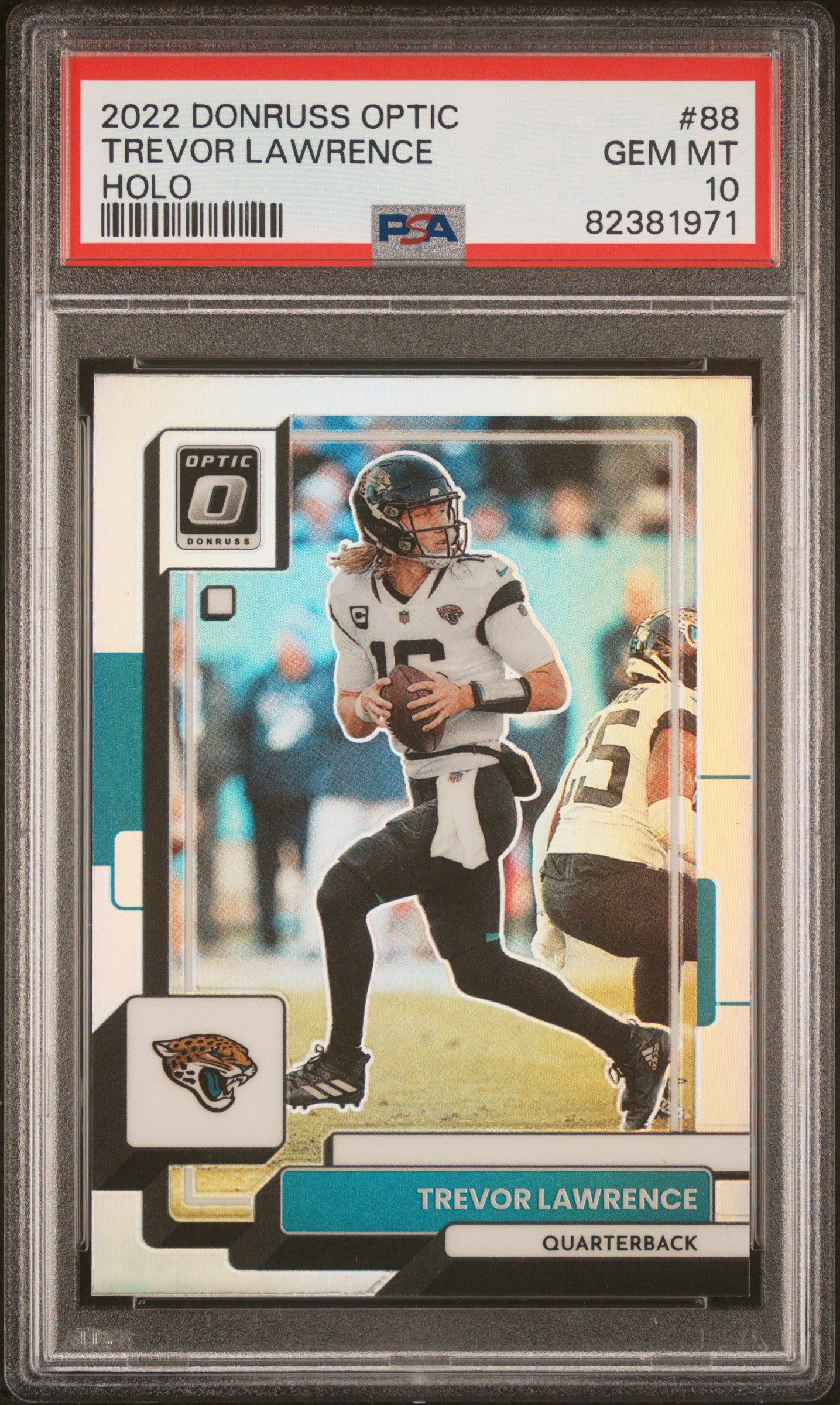 2022 Panini Donruss Optic Holo Trevor Lawrence #88 PSA 10