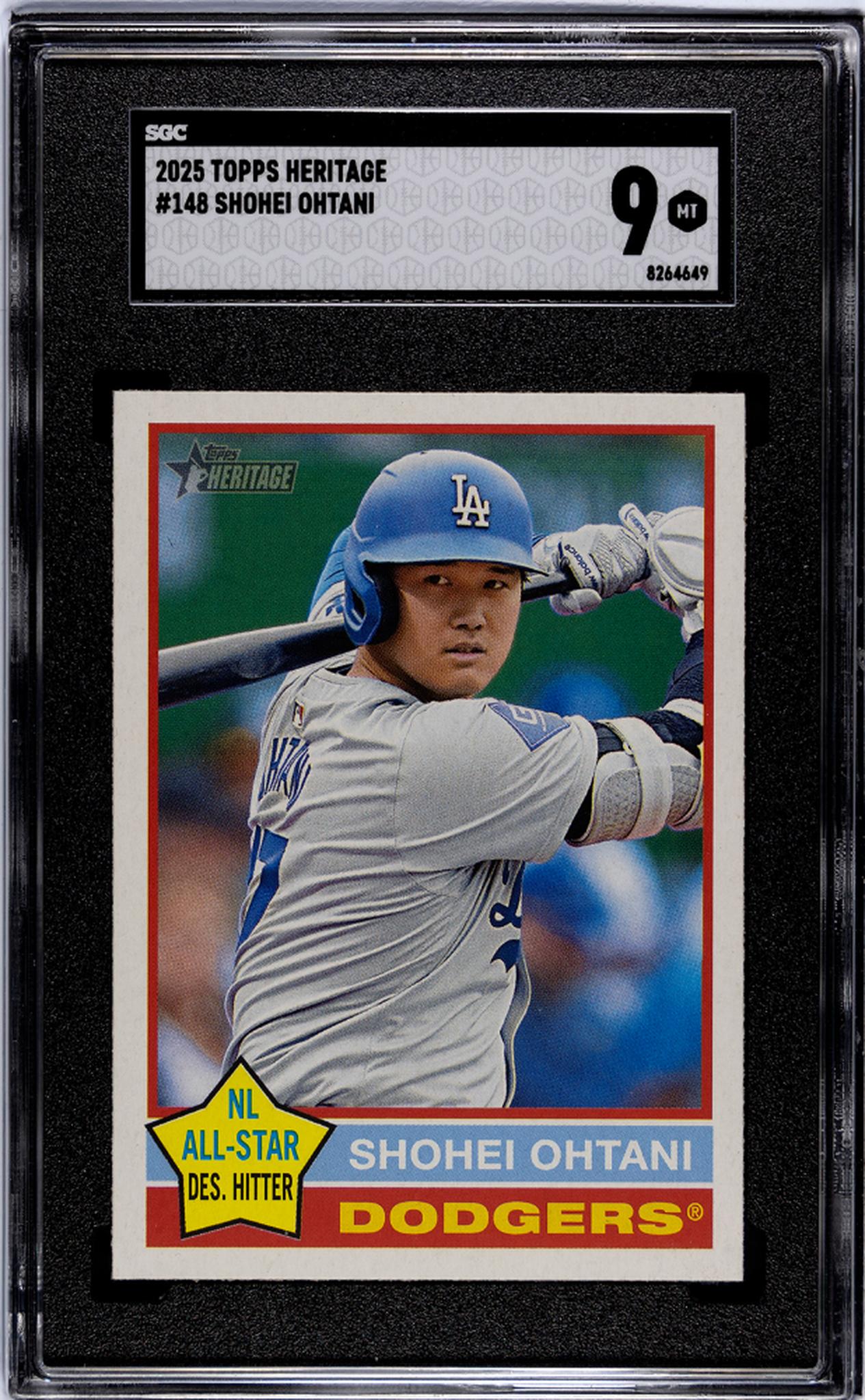 2025 Topps Heritage Shohei Ohtani #148 SGC 9