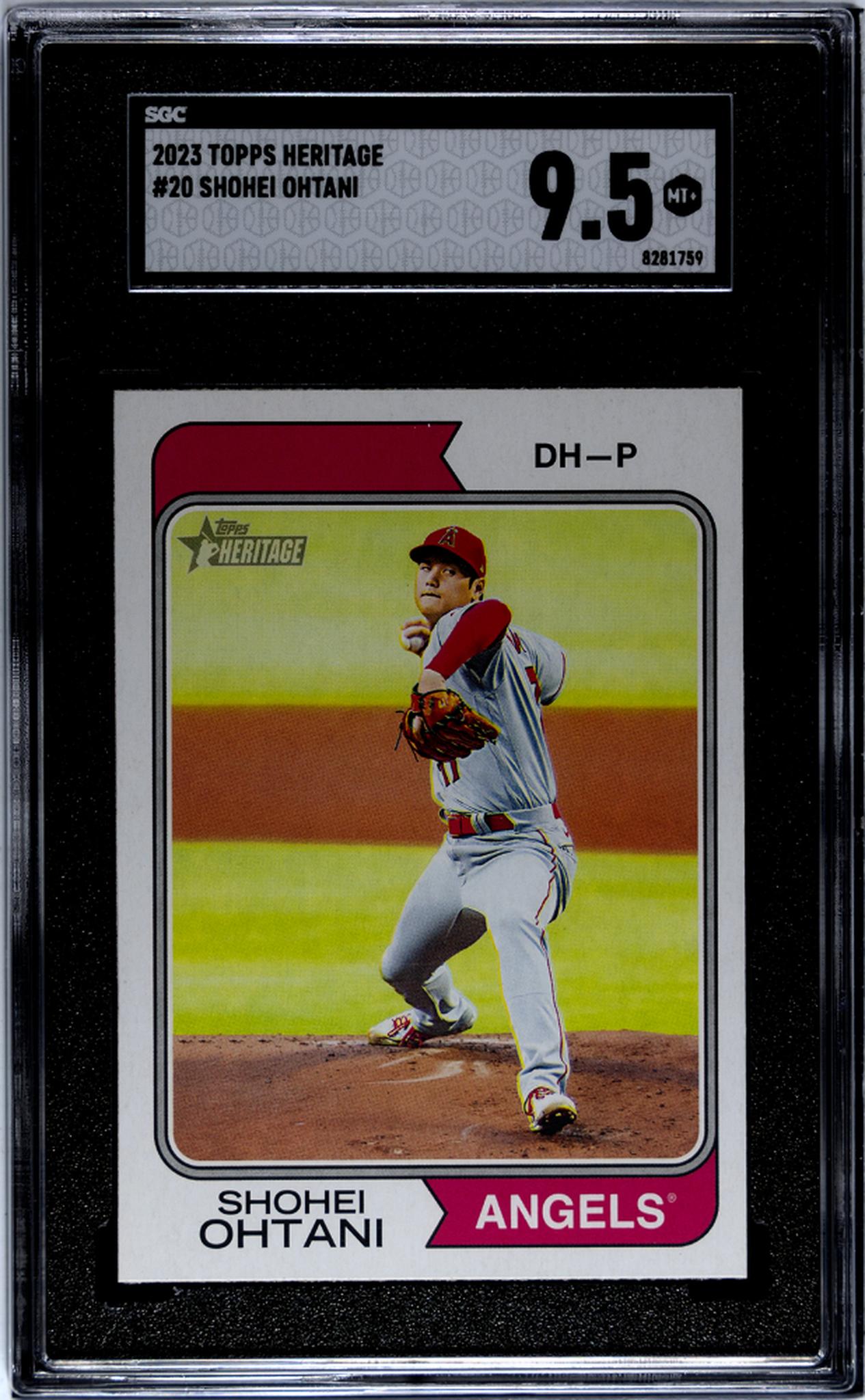 2023 Topps Heritage Shohei Ohtani #20 SGC 9.5