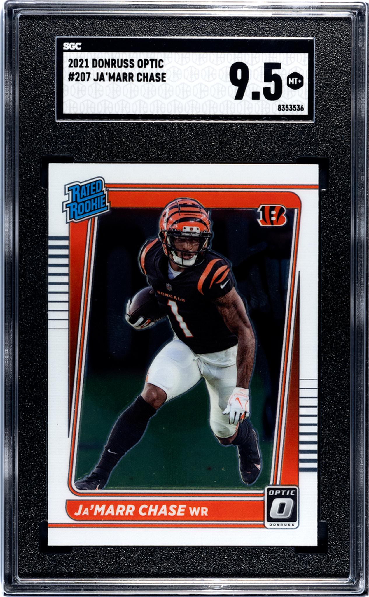 2021 Donruss Optic #207 Ja'Marr Chase SGC 9.5