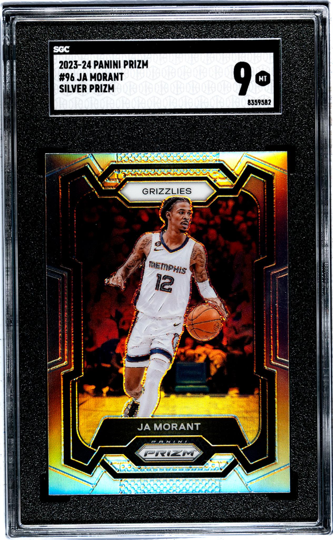 2023 Panini Prizm Silver Ja Morant #96 SGC 9