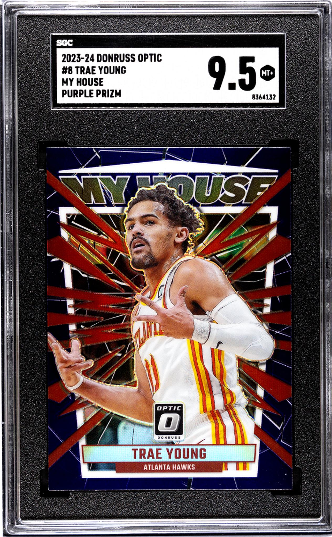 2023 Donruss Optic #8 Trae Young My House SGC 9.5