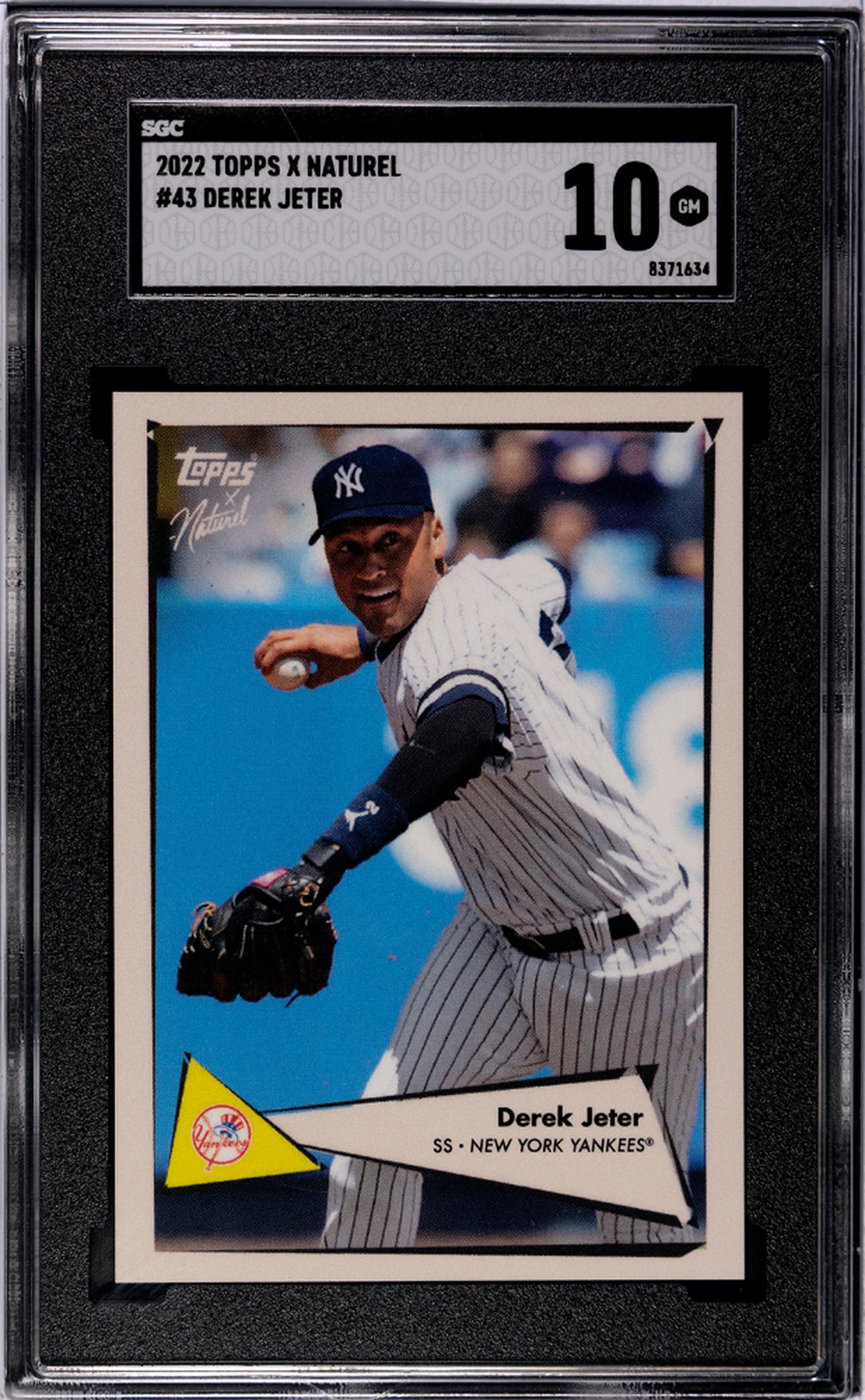2022 Topps X Naturel Derek Jeter #43 SGC 10