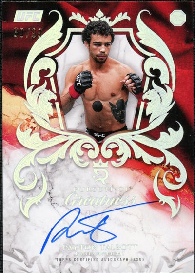 2025 Topps Royalty Payton Talbott Pursuit of Greatness Auto #POG-PT /99