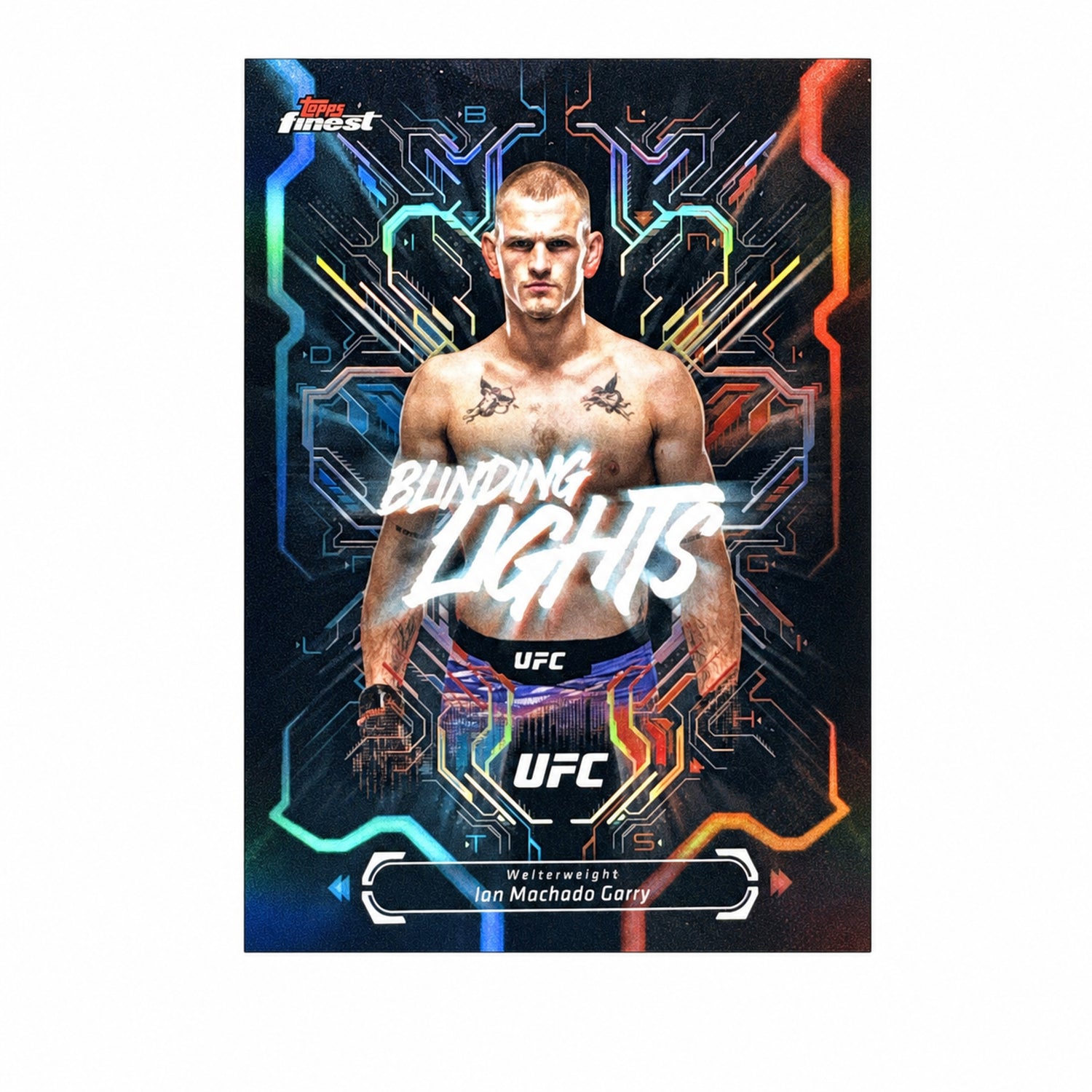 2025 Topps UFC Finest Ian Machado Garry #BL-1 Blinding Lights