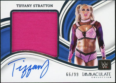 2023 Immaculate Collection WWE Tiffany Stratton Premium Memorabilia Autographs #PM-TST /99