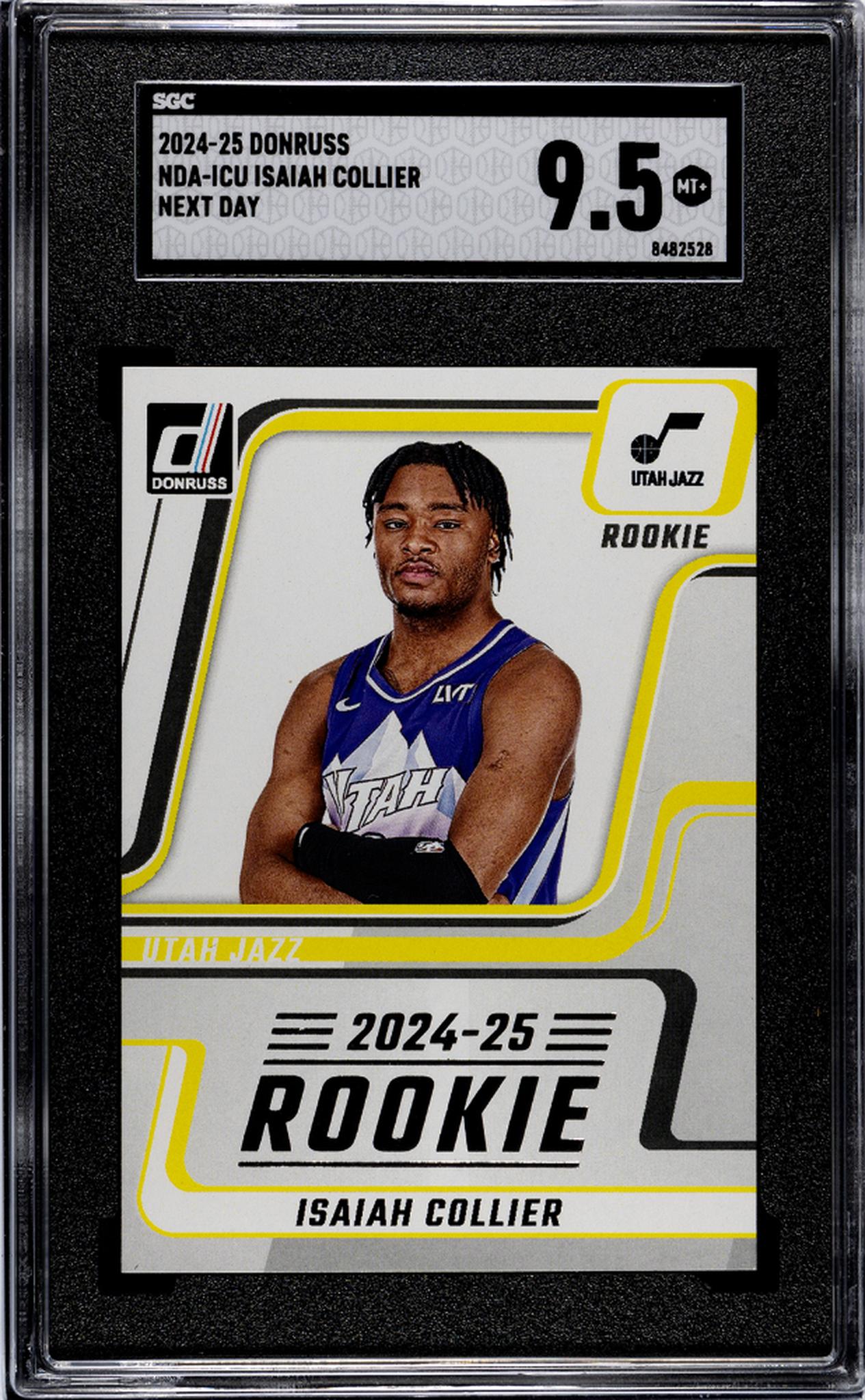 2024 Donruss Next Day Isaiah Collier #NDA-ICU RC SGC 9.5