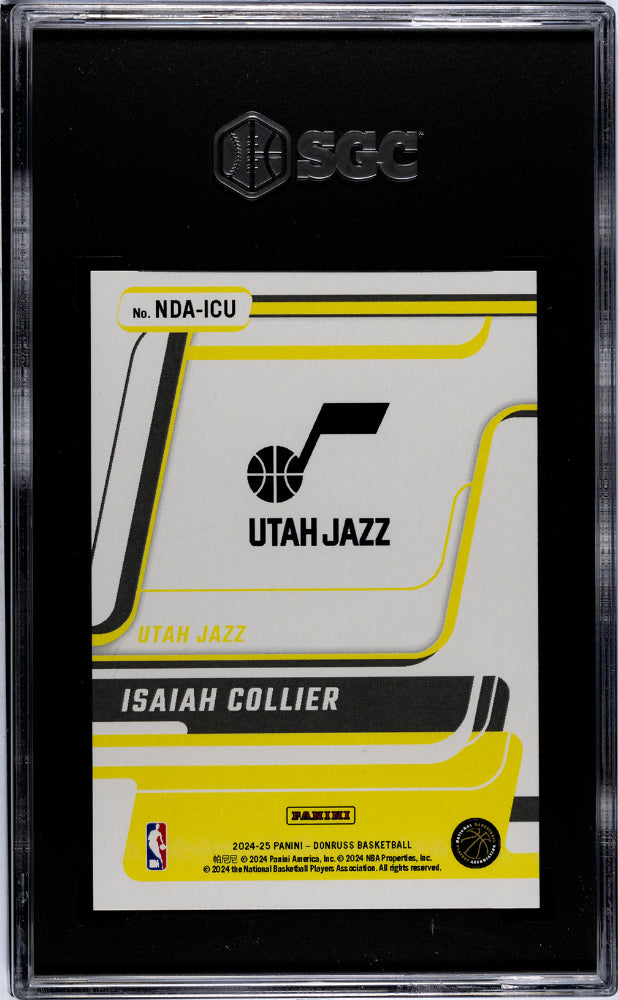 2024 Donruss Next Day Isaiah Collier #NDA-ICU RC SGC 9.5