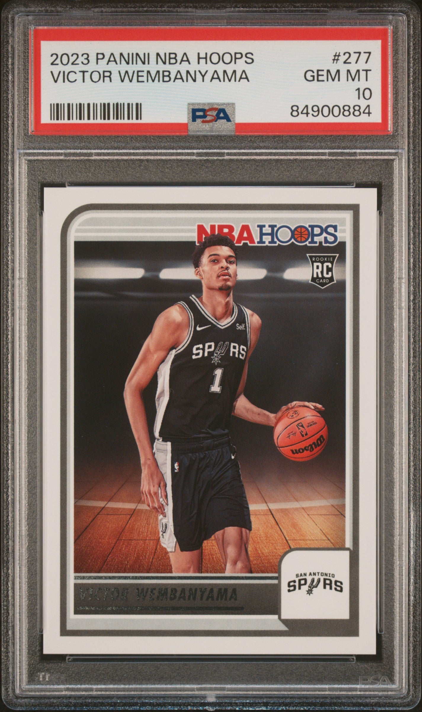 2023 Hoops #277 Victor Wembanyama PSA 10