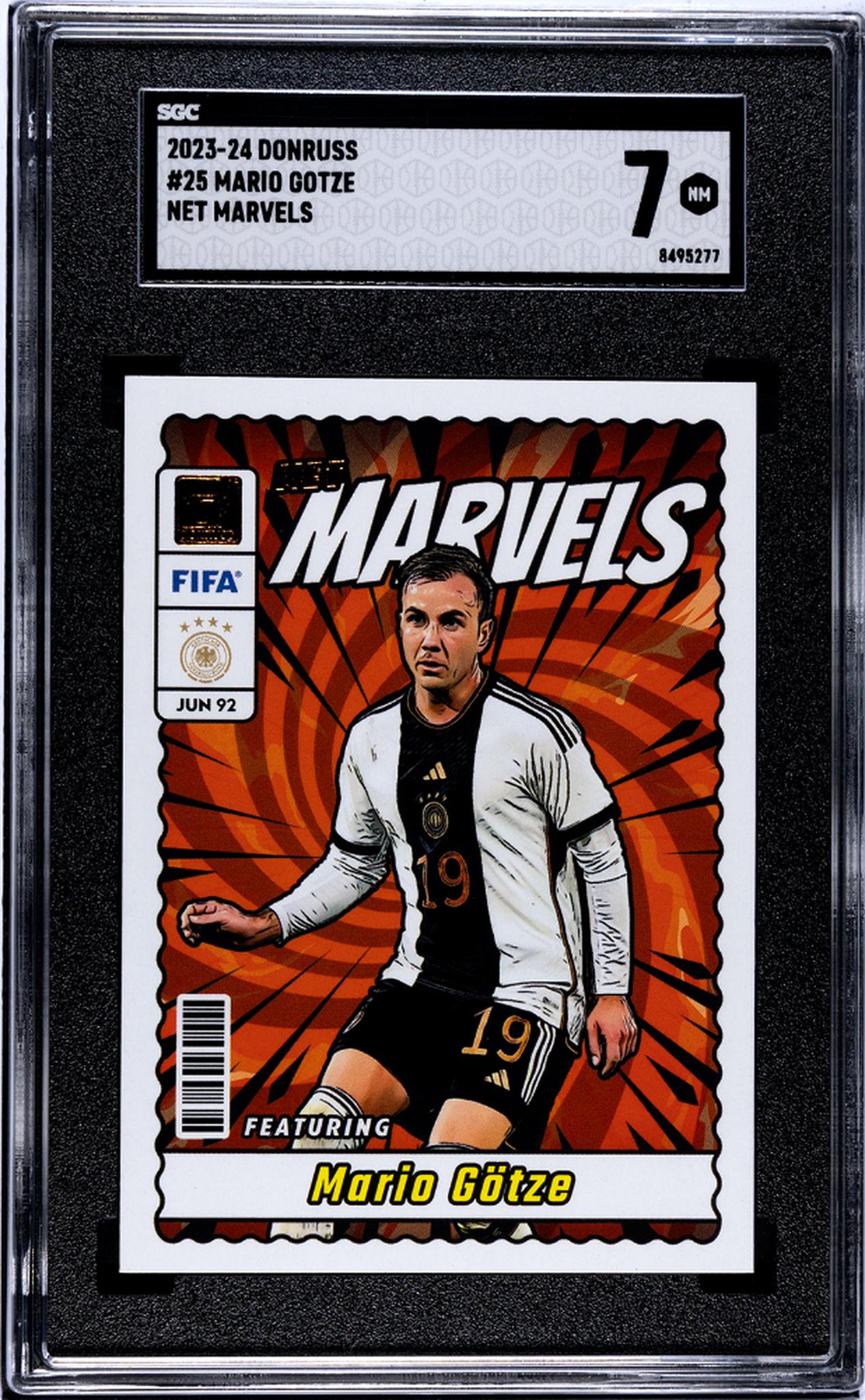 2023 Donruss #25 Mario Götze Net Marvels SGC 7