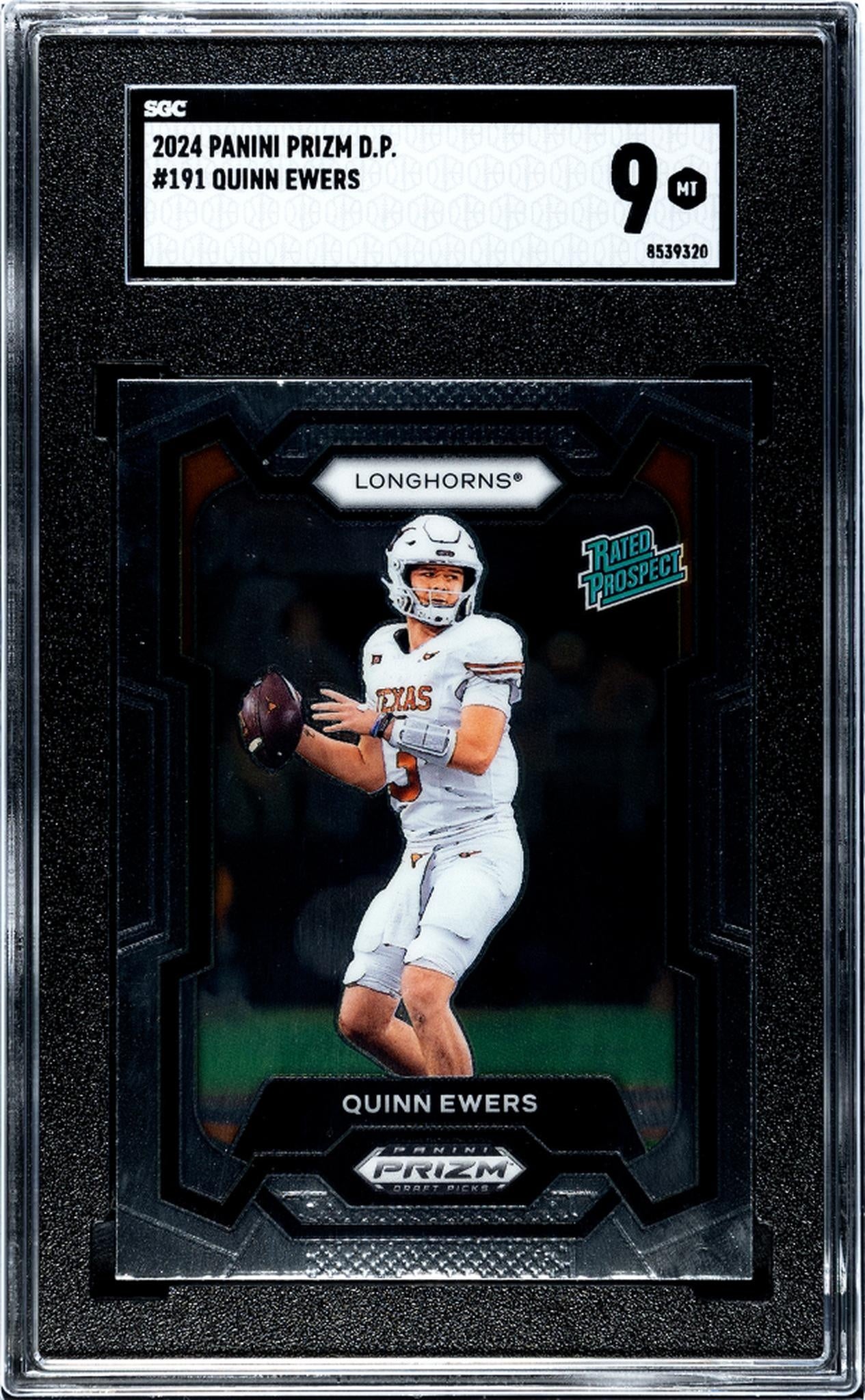 2024 Panini Prizm Draft Picks #191 Quinn Ewers SGC 9