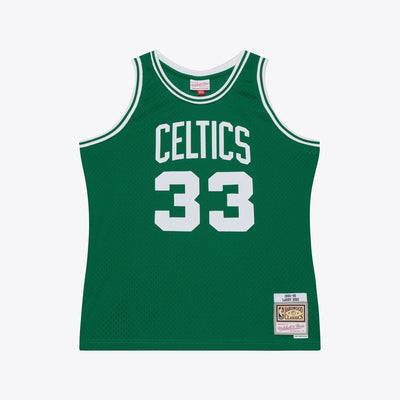 Mitchell & Ness Larry Bird Kelly Green Boston Celtics 1985/86 Hardwood Classics Swingman Player Jersey